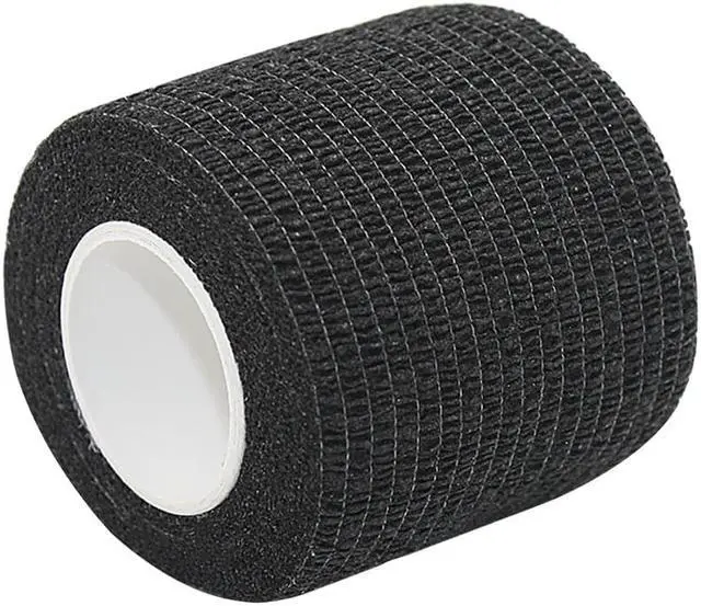 Alt view image 4 of 7 - COMOmed Self Adherent Cohesive Bandage 2"x5 Yards First Aid Bandages Stretch Sport Athletic Wrap Vet Tape for Wrist Ankle Sprain and Swelling,Black 12 Rolls