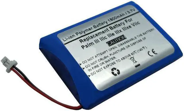 Alt view image 2 of 3 - 3.7V 1800mAH Replacement Battery for Palm III IIIc IIIe IIIx IIIxe Viic 170-0737