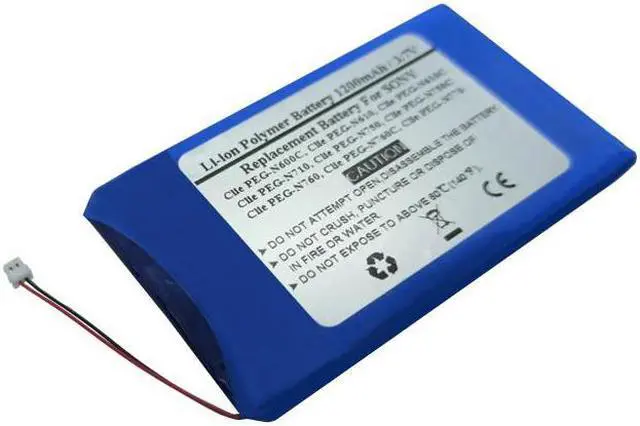 Alt view image 2 of 2 - 1200mAh 3.7V Replacement Battery for Sony Clie PEG-N600C, Clie PEG-N610, Clie PEG-N610C, Clie PEG-N710, Clie PEG-N750, Clie PEG-N750C, Clie PEG-N760, Clie PEG-N760C, Clie PEG-N770, Clie PEG-N770