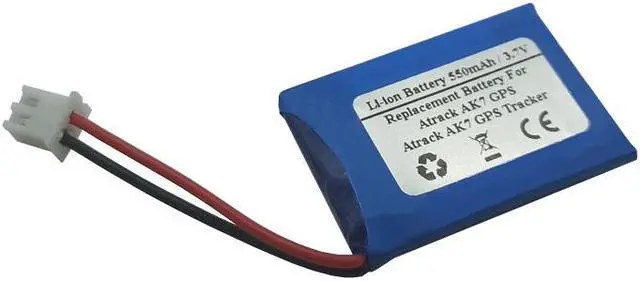 Alt view image 2 of 2 - 3.7V 550mAH Replacement Battery for Atrack AK7 GPS, AK7 GPS Tracker, P/N N068413