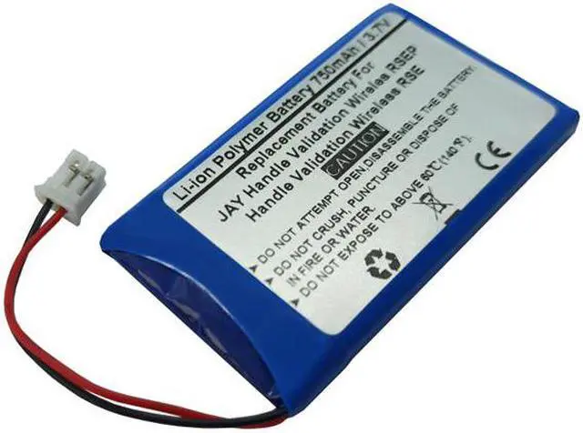 Alt view image 2 of 2 - 3.7V 750mAh Replacement Battery for Jay Handle Validation Wireles RSEP, Handle Validation Wireless RSE, PR0330