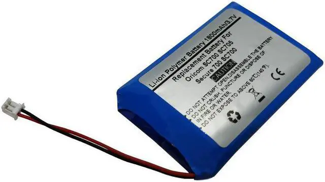 Alt view image 2 of 2 - 3.7V 1800mAH Replacement Battery for Oricom SC700 SC705 Secure 700 SC700
