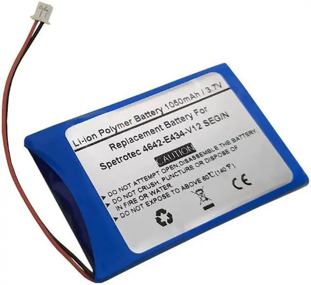 Alt view image 2 of 2 - 3.7V 1050mAH Replacement GPS Navigator Battery for Spetrotec 4642-E434-V12 SEG/N, AE6036501S1P