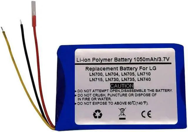 Main image of 3.7V 1050mAh Replacement GPS Navigator Battery for LG LN700, LN704, LN705, LN710, LN715, LN730, LN735, LN740