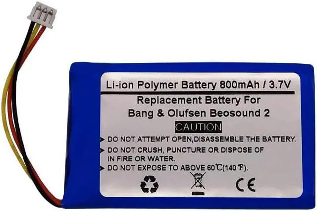 Main image of 3.7V 800mAh Replacement Battery for Bang & Olufsen Beosound 2, PA-BO12
