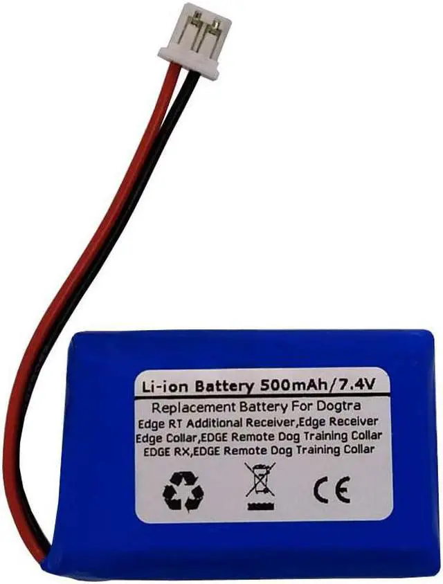 Main image of 500mAh 7.4V BP74RE Battery for Dogtra Edge RT Additional Receiver, Edge Receiver, Edge Collar, Edge Remote Dog Training Collar, Edge RX