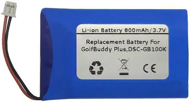 Main image of 3.7V 800mAh Replacement Battery for GolfBuddy Plus, DSC-GB100K, LI-B04-082242