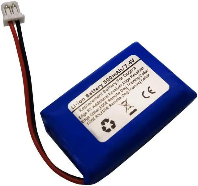 Alt view image 2 of 2 - 500mAh 7.4V BP74RE Battery for Dogtra Edge RT Additional Receiver, Edge Receiver, Edge Collar, Edge Remote Dog Training Collar, Edge RX