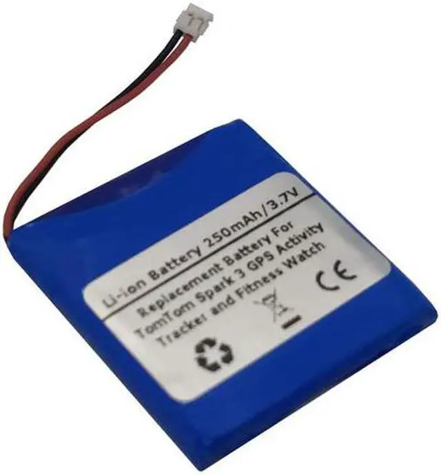Alt view image 2 of 2 - 3.7V 250mAh Replacement Battery for Tomtom Spark 3 GPS Activity Tracker, Fitness Watch,PP332727