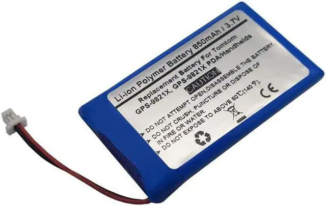 Alt view image 2 of 2 - 3.7V 850mAh Replacement GPS Navigator Battery for Tomtom GPS-9821X, GPS-9821X PDA/Handhelds,Q6000021