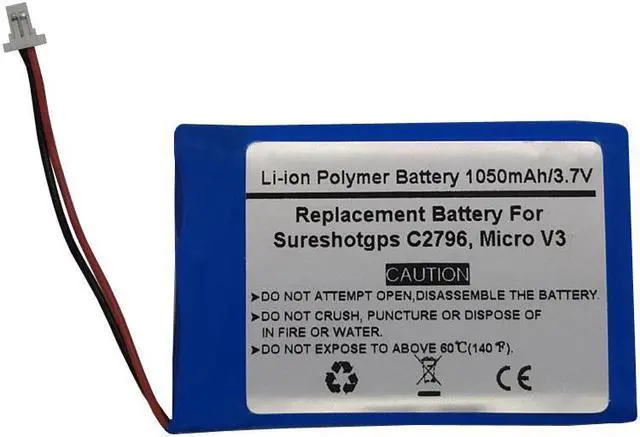 Main image of 3.7V/1050mAH Replacement GPS Navigator Battery for Sureshotgps C2796, Micro V3