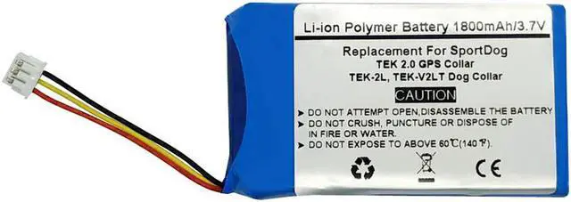 Main image of STARNOVO 3.7V/1800mAh Replacement Battery for SportDOG TEK 2.0 GPS Collar,TEK-2L and TEK-V2LT Dog Collar