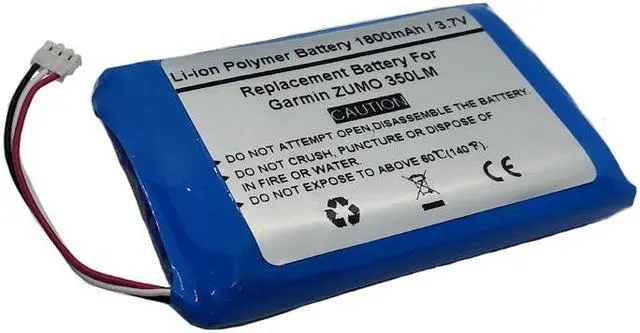 Alt view image 2 of 2 - 3.7V/1800mAh Replace GPS Navigator Battery for Garmin ZUMO 350LM, 361-00059-00