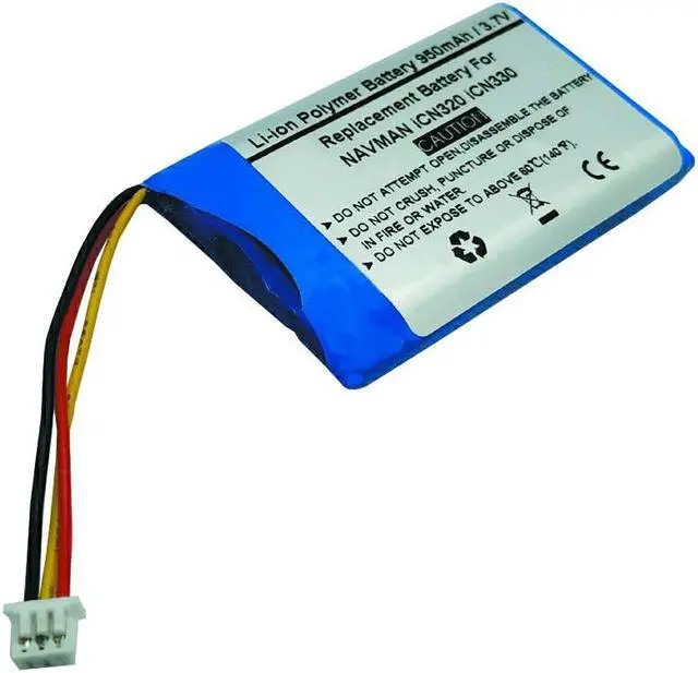 Alt view image 2 of 2 - 3.7V/950mAH Replacement Battery for NAVMAN iCN320 iCN330