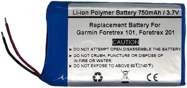 Main image of 3.7V/750mAh Replace GPS Navigator Battery for Garmin Foretrex 101, Foretrex 201,361-00013-15
