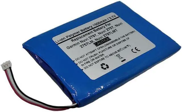 Alt view image 2 of 2 - 3.7V/1500mAh Replace GPS Navigator Battery for Garmin Nuvi 2797, Nuvi 2757, Nuvi 2757LM, Nuvi 2797LMT,361-00066-00