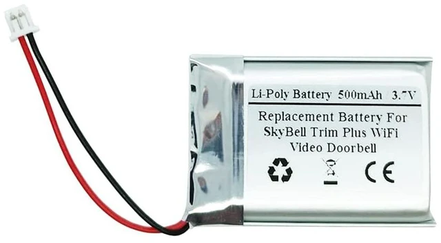 Main image of 3.7V 500mAH Replacement Battery For SkyBell Trim Plus WiFi Video Doorbell