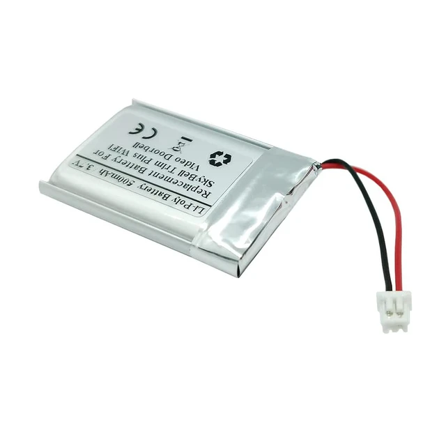 Alt view image 2 of 2 - 3.7V 500mAH Replacement Battery For SkyBell Trim Plus WiFi Video Doorbell