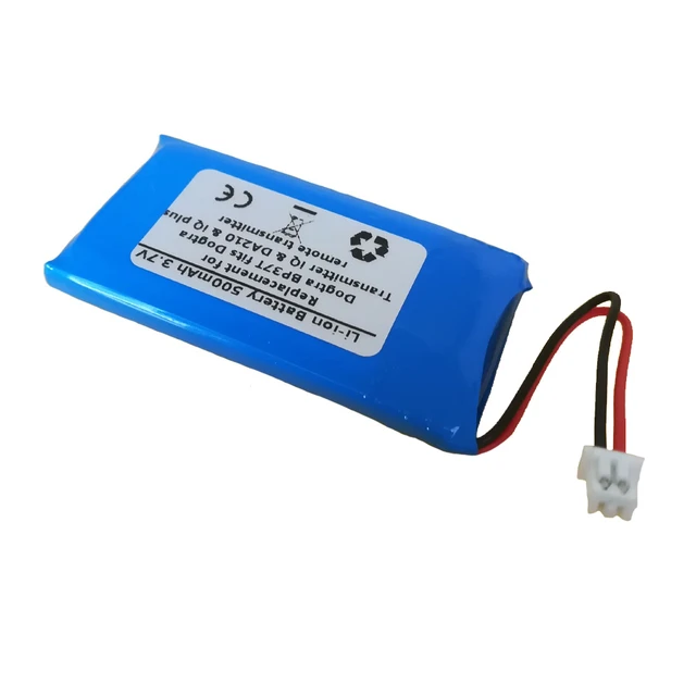 Alt view image 2 of 3 - Starnovo 500mAh 3.7V Replacement Battery for BP37T Fits Dogtra Transmitter iQ, DA210, iQ Plus Remote Transmitter, TCL PR-562440N Plus Coaster
