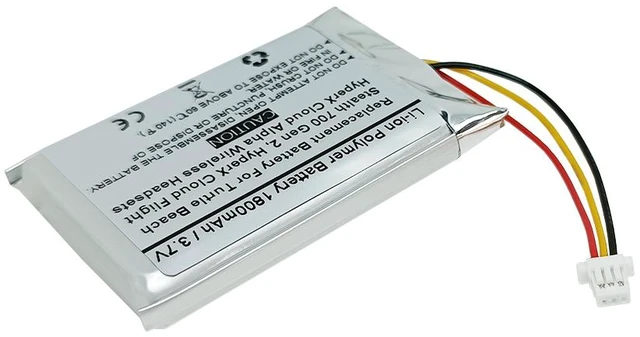 Alt view image 2 of 2 - 1800mAH 3.7V Replacement Battery Compatible with Turtle Beach Stealth 700 Gen 2, Hyper X Cloud Flight, Hyper X Cloud Alpha Wireless Headsets