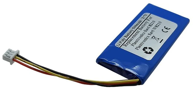 Alt view image 2 of 2 - 3.7V 500mAh Replacement Battery for Plantronics Savi 8210, Savi W8210 Wireless Headset, 202555-01, 211425-01 (USN-602040PCN)