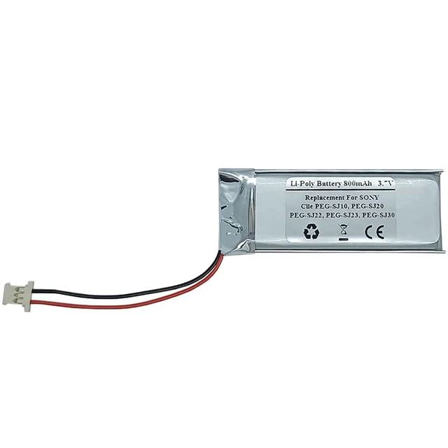Main image of 800mAh 3.7V Replacement Battery For Sony Clie PEG-SJ10 PEG-SJ20 PEG-SJ22 PEG-SJ23 PEG-SJ30 PEG-SJ30/GW PEG-SJ30/H PEG-SJ30/HW PEG-SJ30/U PEG-SJ30G PEG-SL10, LIS1259, LIS1296, 175630411, 175630414