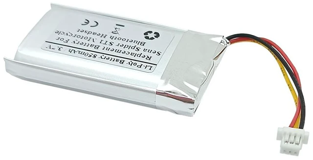 Alt view image 2 of 2 - 850mAh 3.7V Replacement Battery for Sena Spider ST1 Motorcycle Bluetooth Headset, Helmet intercom