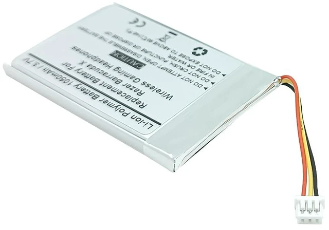 Alt view image 2 of 2 - 1050mAh 3.7V Replacement Battery for Razer Barracuda X Headphones, ACE503450