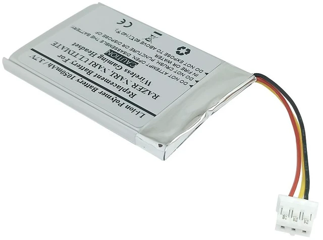 Alt view image 2 of 2 - 1050mAh 3.7V Replacement Battery for Razer NARI,NARI Ultimate Wireless Gaming Headset
