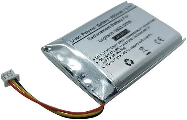 Alt view image 2 of 2 - 1800mAh 3.7V Replacement Battery For Logitech G933 G533 Wireless Headset, 533-000132