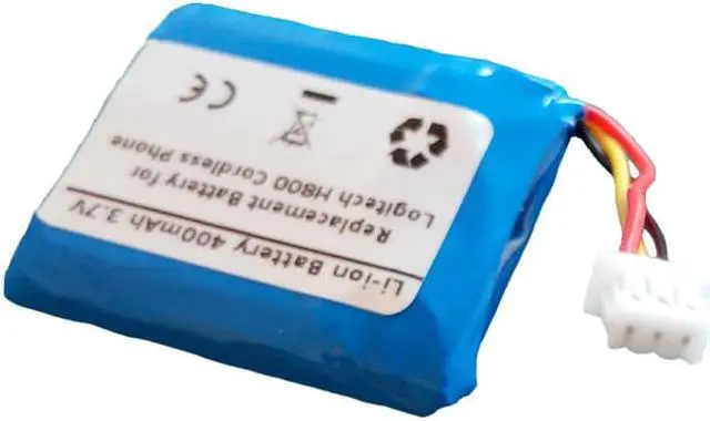 Alt view image 2 of 2 - 400mAh/3.7V Li-Polymer Replacement Battery For Logitech H800 H820e Cordless Headset , 533-000095