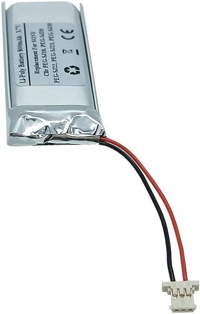 Alt view image 2 of 2 - 800mAh 3.7V Replacement Battery For Sony Clie PEG-SJ10 PEG-SJ20 PEG-SJ22 PEG-SJ23 PEG-SJ30 PEG-SJ30/GW PEG-SJ30/H PEG-SJ30/HW PEG-SJ30/U PEG-SJ30G PEG-SL10, LIS1259, LIS1296, 175630411, 175630414