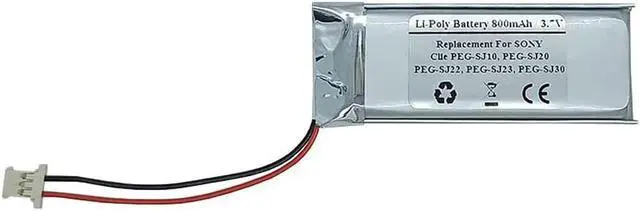 Main image of 800mAh 3.7V Replacement Battery For Sony Clie PEG-SJ10 PEG-SJ20 PEG-SJ22 PEG-SJ23 PEG-SJ30 PEG-SJ30/GW PEG-SJ30/H PEG-SJ30/HW PEG-SJ30/U PEG-SJ30G PEG-SL10, LIS1259, LIS1296, 175630411, 175630414