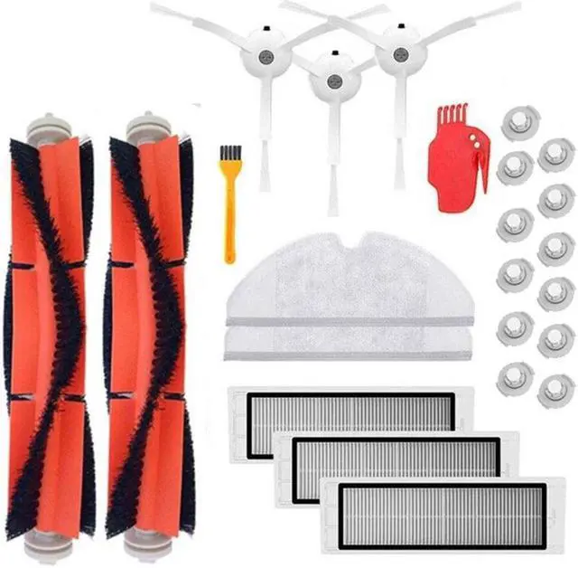 Main image of 24PCS Vacuum Cleaner Parts Replacement for Xiaomi Robot Roborock S50 S51 Filters Brushes Vacuum Cleaner Accessory Kit