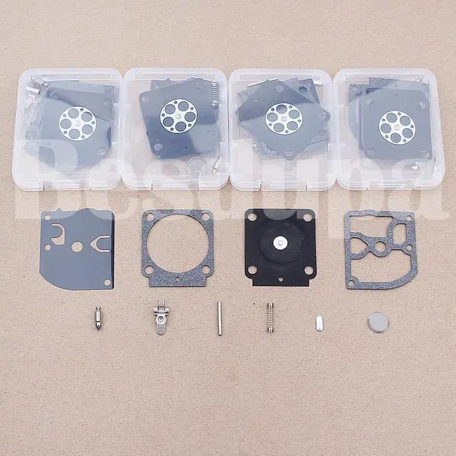Alt view image 2 of 3 - 5pcslot Carburetor Diaphragm Gasket Kit For Zama RB-158 Stihl HS81T HS81R HS86T C1Q-S140 C1Q-S140A Chainsaw Replacement