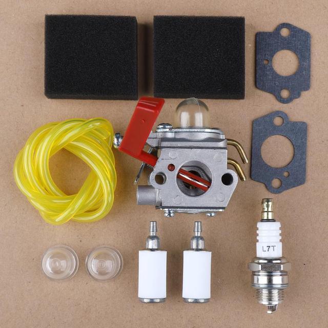 Main image of Carburetor Air Filter Kit For Homelite ST155 ST185BC ST275 ST285BC ST145 ST155 ST175BC ST175C Replacement Walbro WT-220 WT-318