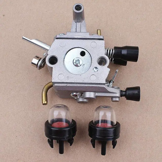 Alt view image 2 of 3 - Carburetor Primer Bulb Kit for Zama C1Q-S58 Stihl FS120 FS200 TS200 FS300 FS350 Trimmer Brush Cutter Carb Replacement Parts
