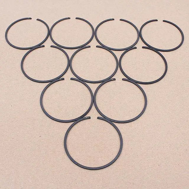 Alt view image 2 of 3 - 10PCS Chainsaw Piston Ring Kit 50mm x 12mm for Husqvarna 365 365XP 371 372 372XP 362 Chainsaw Replacement 11280343000