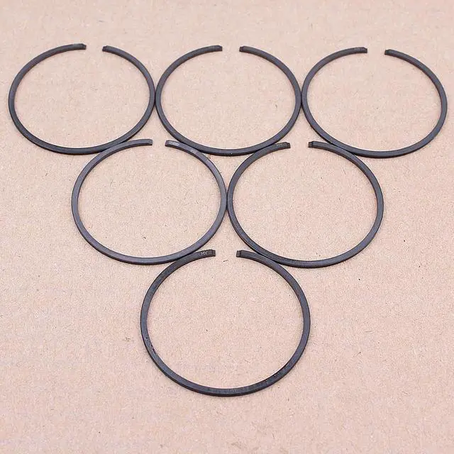 Alt view image 2 of 3 - 6PCSlot 38mm x 12mm Piston Rings For STIHL 018 MS180 MS 180 Chainsaw Replacement Spare Part 1130 034 3002