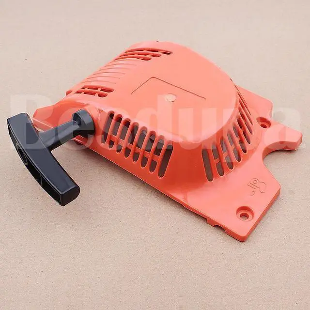 Alt view image 2 of 3 - Single Pull Recoil Starter Assembly for Chinese Chainsaw 4500 5200 5800 4900 45cc 52cc 58cc Chainsaw Replacement Parts