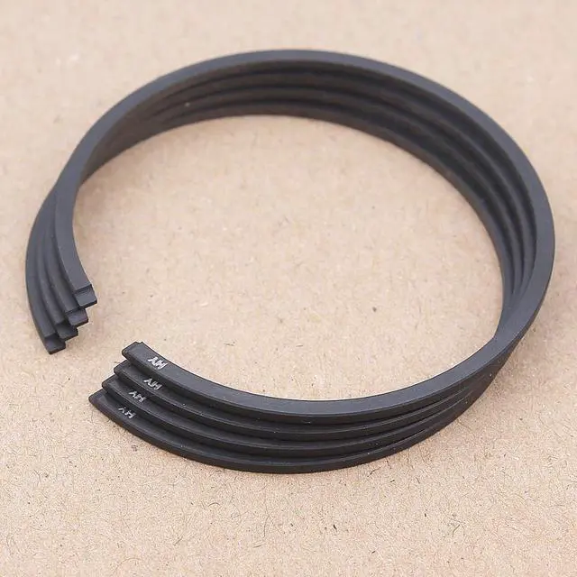 Alt view image 3 of 3 - 48mm x 15mm Piston Rings Kit For Husqvarna 61 365 261 262 162 165 265 503289015 Chainsaw Replacement Spare Part 4PCS