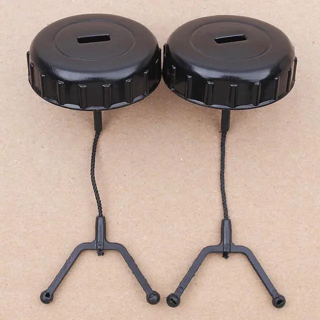 Alt view image 2 of 3 - Gas Petrol Fuel Gas Cap Oil Cap For Kit Stihl MS170 MS180 017 018 Chainsaw Replacement Part 1130 350 0500