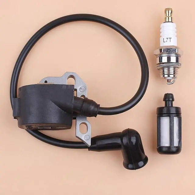 Alt view image 2 of 3 - Electronic Ignition Coil Magneto Kit for STIHL 015, 015AV, 015L Chainsaws Replacement 1114-404-3200 11144043200