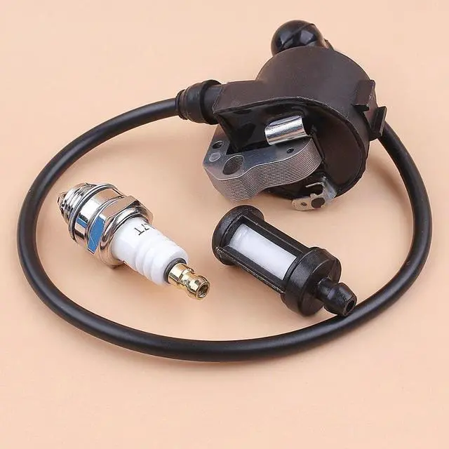 Alt view image 3 of 3 - Electronic Ignition Coil Magneto Kit for STIHL 015, 015AV, 015L Chainsaws Replacement 1114-404-3200 11144043200