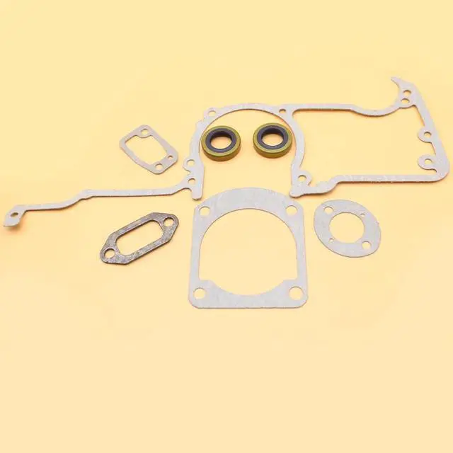 Alt view image 3 of 3 - Engine Gasket Set & Oil Seal Kit For Husqvarna 268 268K 272 272XP 61 66 266 Chainsaw 503 26 02-04 Replacement