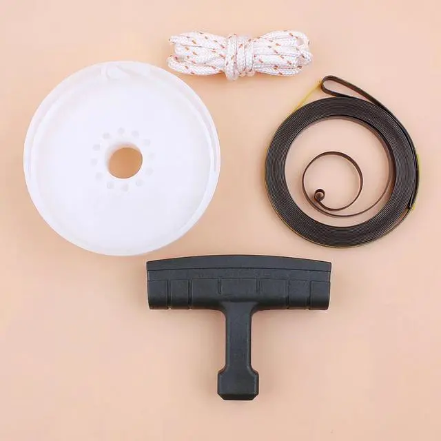 Alt view image 2 of 3 - Recoil Starter Pulley Spring Handle Repair Kit For HUSQVARNA 362 365 371 372 XP Chainsaw Replacement Spare Parts