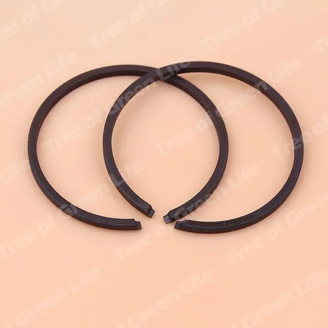 Alt view image 3 of 3 - 2pcslot Piston Rings For Chainsaw Trimmer Brush Cutter Mower Replacement Part 31mm x 15mm