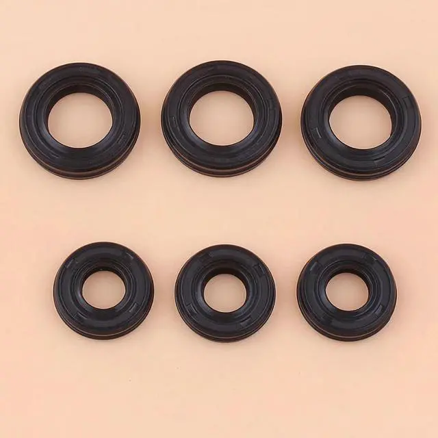 Main image of 3Pairs Crankshaft Oil Seals Set For Honda GX35 GX 35 358cc Strimmer Brush Cutter Mowers 4-Stroke Small Engine Motor Replacement