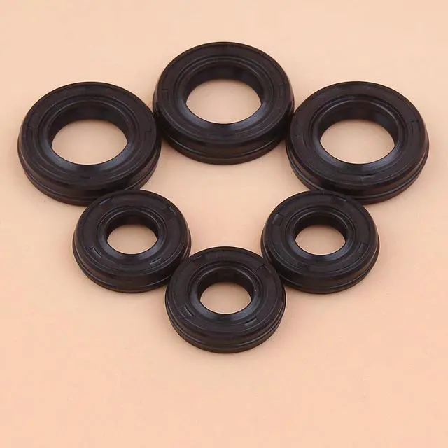 Alt view image 3 of 3 - 3Pairs Crankshaft Oil Seals Set For Honda GX35 GX 35 358cc Strimmer Brush Cutter Mowers 4-Stroke Small Engine Motor Replacement