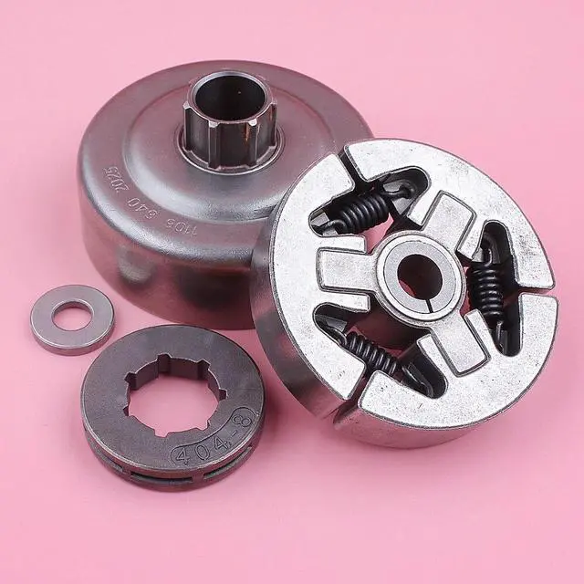 Alt view image 3 of 3 - Clutch Drum 404 8 Teeth Sprocket Rim Assy For Stihl 070 Chainsaw Replacement Spare Part Chain Saw